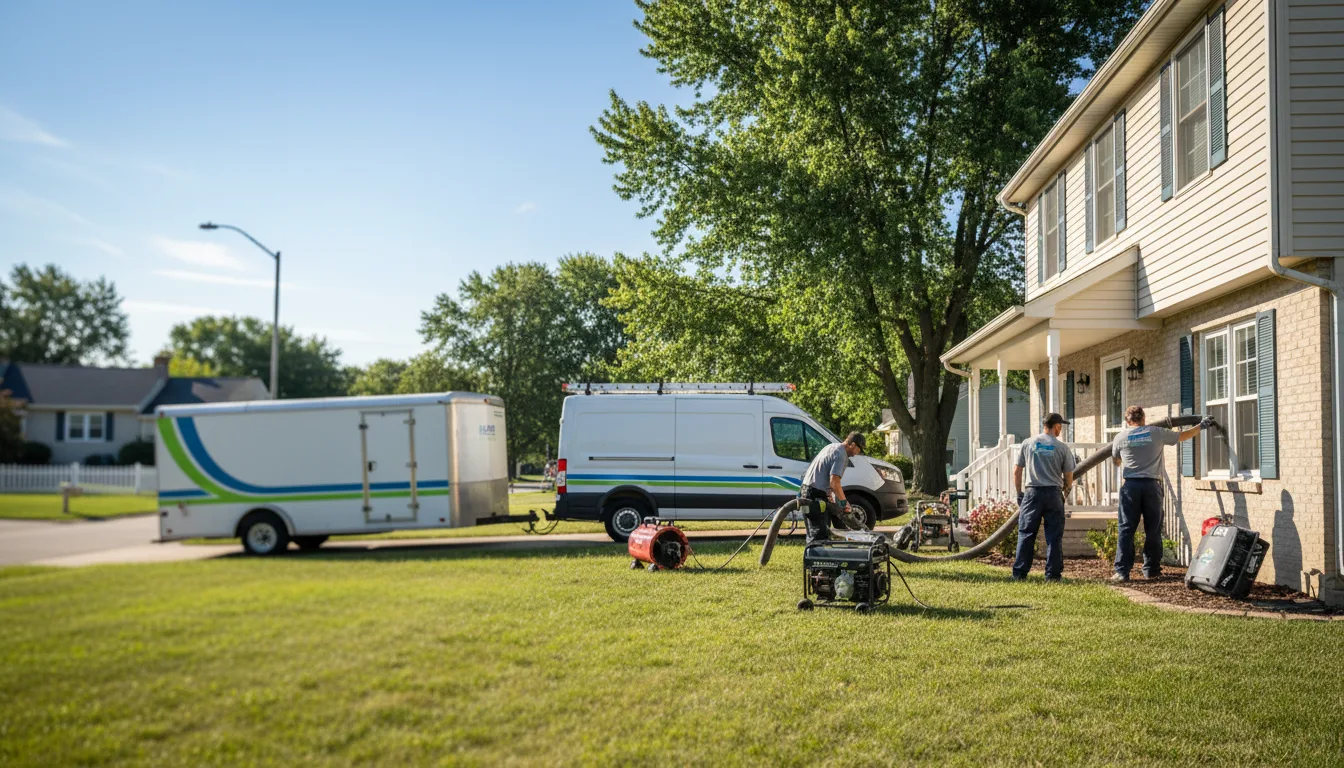 Flooded Basement Restoration And Cleanup With Repair in Prairie Grove, AR near me